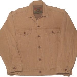 Vintage Tan Denim Jacket (M)
